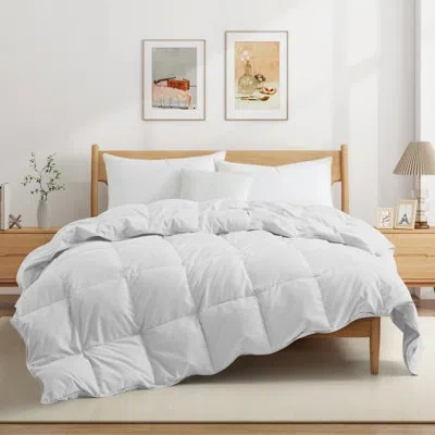 Peace Nest Lightweight Summer Duvet Insert Down Blanket In White