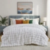 Peace Nest Plush Down Comforter Set In White
