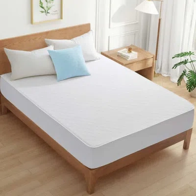 Peace Nest Ultra Soft Summer Cooling Mattress Pad Mattress Protector In White