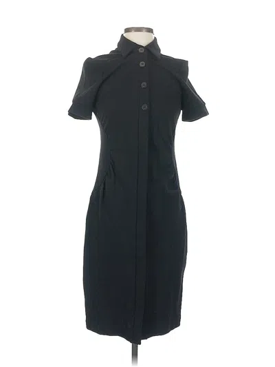 Pre-owned Peace Of Cloth Casual Dress In Black