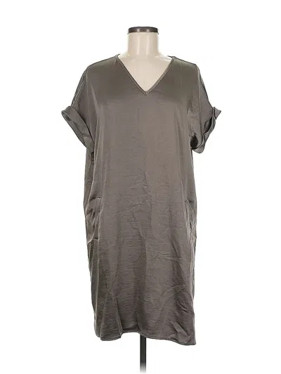 Pre-owned Peace Of Cloth Casual Dress In Brown