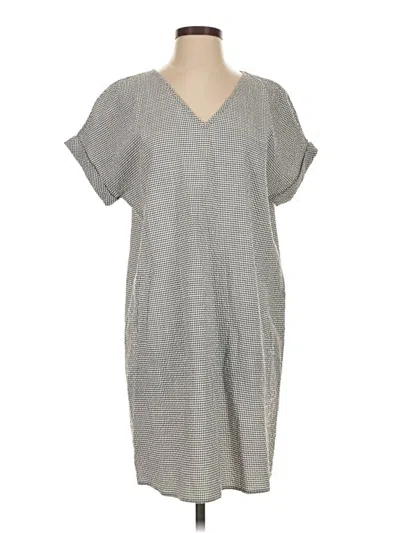 Pre-owned Peace Of Cloth Casual Dress In Gray
