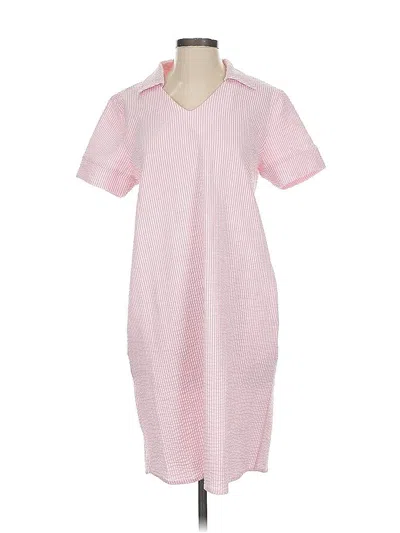 Pre-owned Peace Of Cloth Casual Dress In Pink