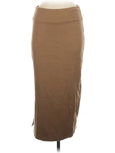 Pre-owned Peace Of Cloth Casual Skirt In Brown