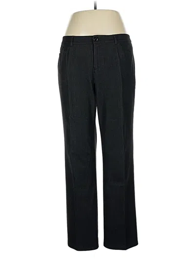 Pre-owned Peace Of Cloth Dress Pants In Black