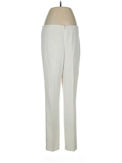 Pre-owned Peace Of Cloth Dress Pants In White