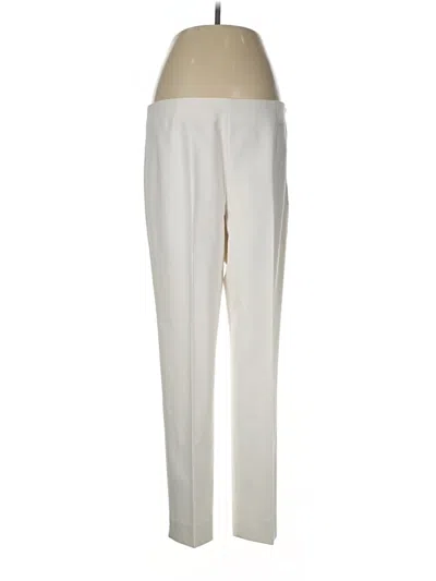 Pre-owned Peace Of Cloth Dress Pants In White