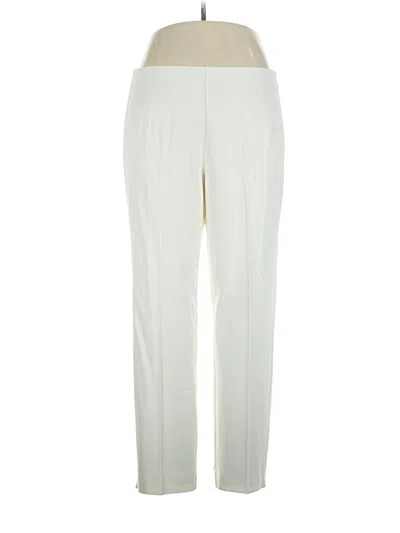 Pre-owned Peace Of Cloth Dress Pants In White