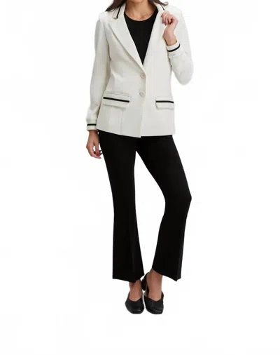 Peace Of Cloth Ella Ankle Crop Flare Pants In Black