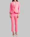 Peace Of Cloth Hampton Tweed Gia Blazer In Pink In Pink