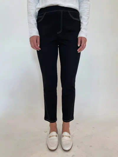 Peace Of Cloth Joey Crop Jeans In Black