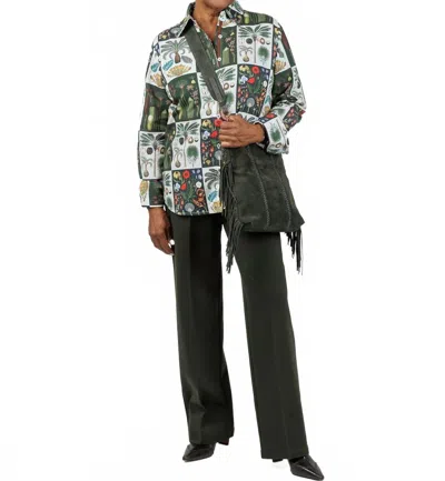 Peace Of Cloth Jules Paramount Knit Pants In Olive In Green