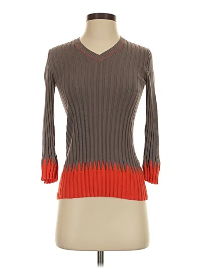 Pre-owned Peace Of Cloth Pullover Sweater In Brown