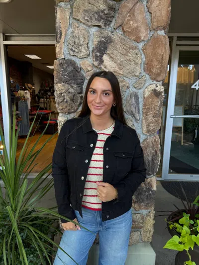 Peace Of Cloth Ruby Jacket In Black