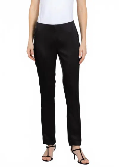 Peace Of Cloth Satin Annie Pants In Black