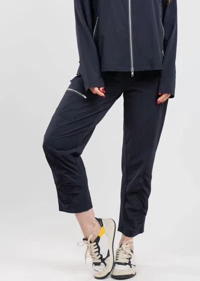 Peace Of Cloth Women's Ash Zip Pull On Pants In Navy In Blue