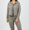 Peace Of Cloth Women's Ruby Jean Jacket In Mink In Multi