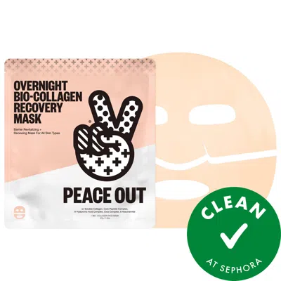 Peace Out Overnight Barrier Hydrating Bio-collagen Recovery Mask 1.3 oz / 37 G