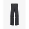 Peacemaker Mens Black Chino Multi-pockets Cotton Trousers In Black