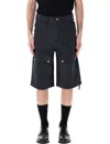Peacemaker Oamc Oamc Chino Cargo Shorts In Black