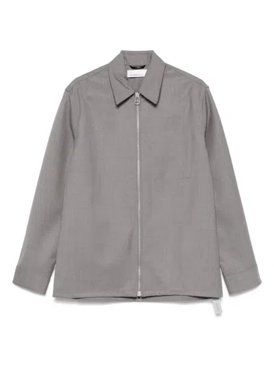 Peacemaker Oamc Ian Shirt Jacket In Grey