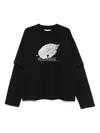 Peacemaker Oamc Leaf Double-layer T-shirt