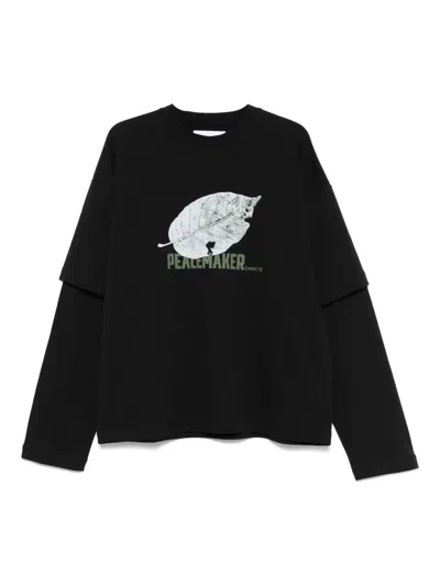 Peacemaker Oamc Leaf Double-layer T-shirt