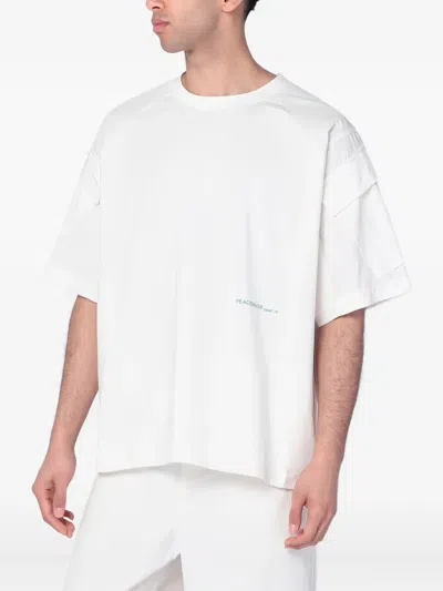 Peacemaker Oamc Pocket-detail Short-sleeve T-shirt In White