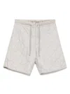 Peacemaker Oamc Quilted Shorts In 灰色