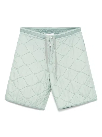 Peacemaker Oamc Quilted Shorts In Green