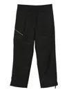 Peacemaker Oamc Zipped-pocket Straight-leg Trousers In Black