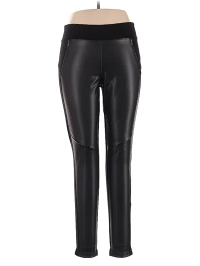 Pre-owned Peach Active Pants In Black