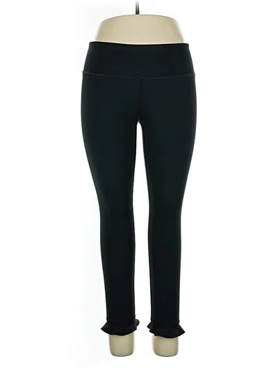 Pre-owned Peach Active Pants In Black