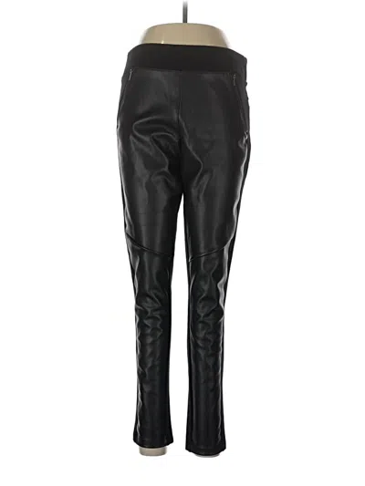 Pre-owned Peach Active Pants In Black