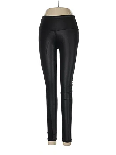 Pre-owned Peach Active Pants In Black