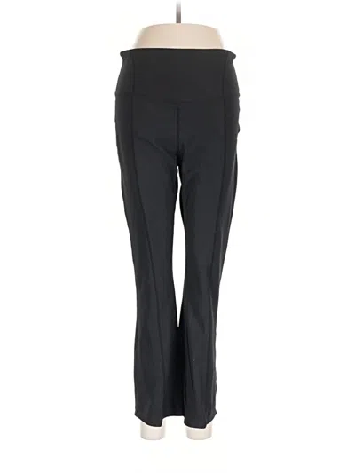 Pre-owned Peach Active Pants In Black