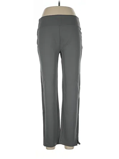 Pre-owned Peach Active Pants In Gray