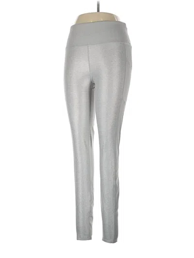 Pre-owned Peach Active Pants In Silver