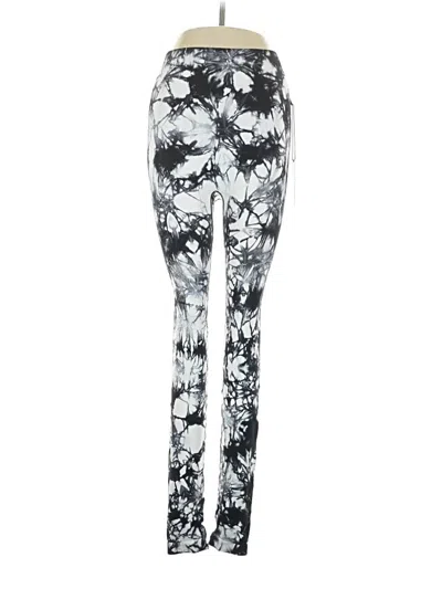 Pre-owned Peach Active Pants In Silver