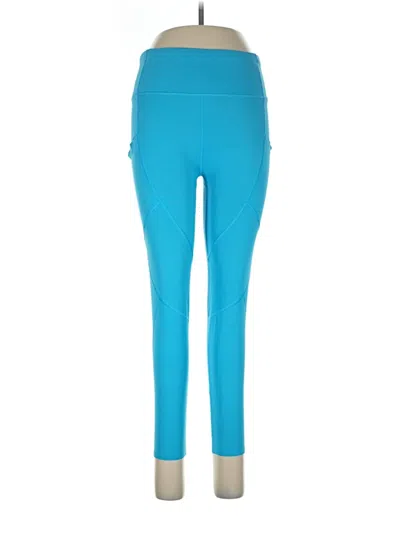 Pre-owned Peach Active Pants In Teal