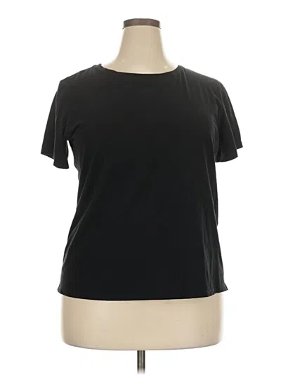 Pre-owned Peach Active T-shirt In Black