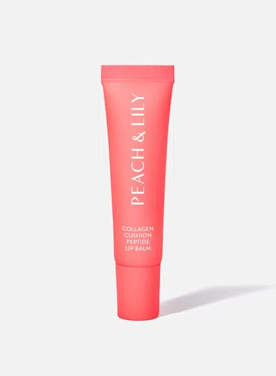 Peach & Lily Collagen Cushion Peptide Lip Balm In Orange