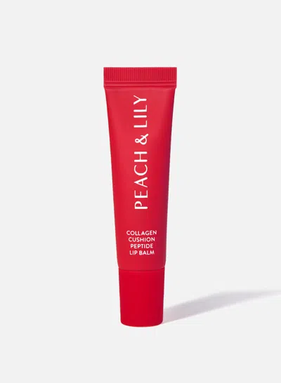 Peach & Lily Collagen Cushion Peptide Lip Balm In Red