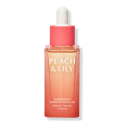 Peach & Lily Super Root Ginseng Facial Oil In Red