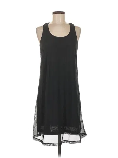 Pre-owned Peach Casual Dress In Black