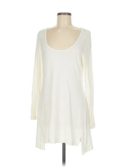 Pre-owned Peach Casual Dress In White