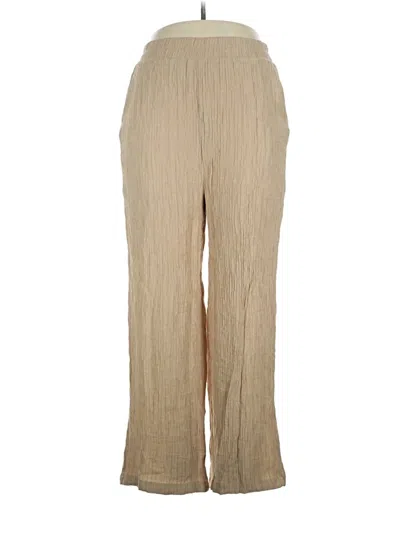 Pre-owned Peach Casual Pants In Gold