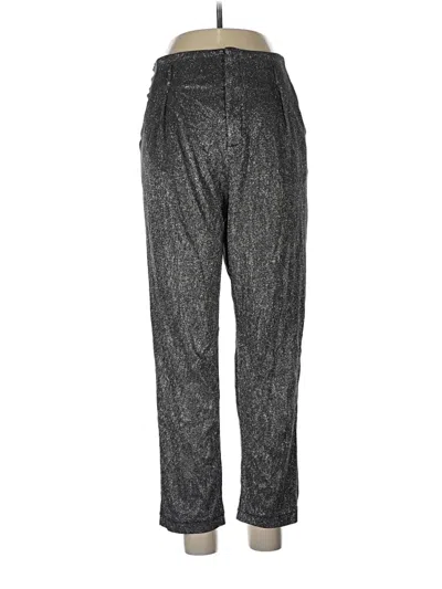 Pre-owned Peach Casual Pants In Gray