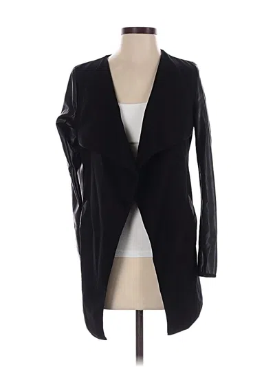 Pre-owned Peach Coat In Black