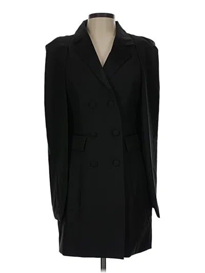 Pre-owned Peach Coat In Black